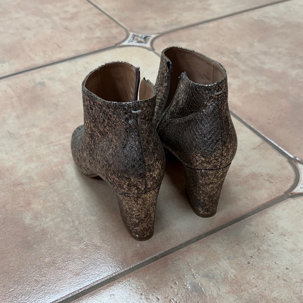 Maison Margiela Python Metallic Ankle Bootie - image 2